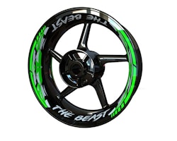 THE BEAST Wheel Stickers - Premium Design