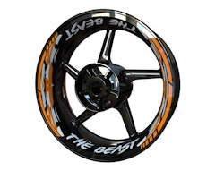 "THE BEAST" Wheel Stickers