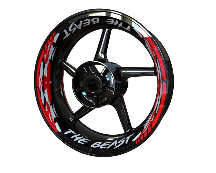 Adhesivos para ruedas "THE BEAST" - Diseño Premium