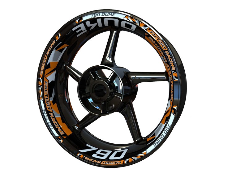 KTM 790 Duke Wheel Stickers - Plus Design