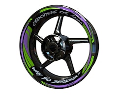 "WHY SO SERIOUS?" Wheel Stickers