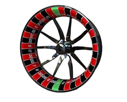 Roulette Wheel Stickers - Premium Design