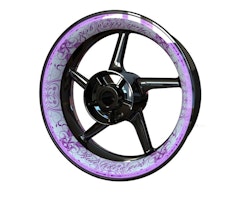 Ride Like a Girl Velg Stickers - Premium Design