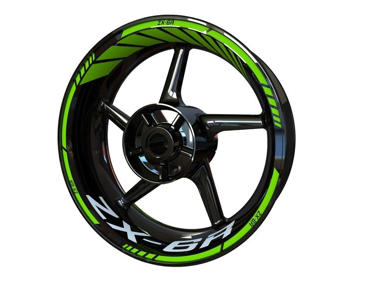 ZX-6R Wheel Stickers - "Classic" Standard Design