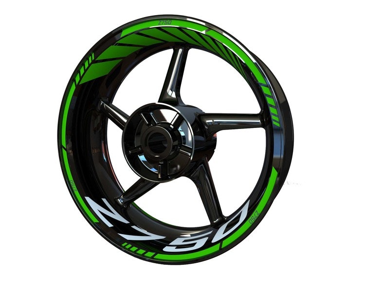 Z750 Velg Stickers - standaard ontwerp