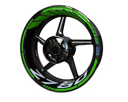 Kawasaki Z750 Wheel Stickers - Standard Design