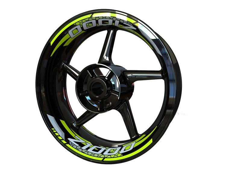 Z1000 Velg Stickers - tweedelig ontwerp V2