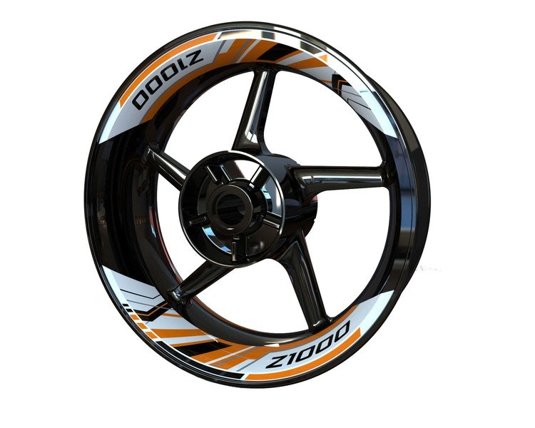 Z1000 Velg Stickers - tweedelig ontwerp