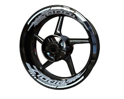 Kawasaki Z1000SX Wheel Stickers - Two Piece Design