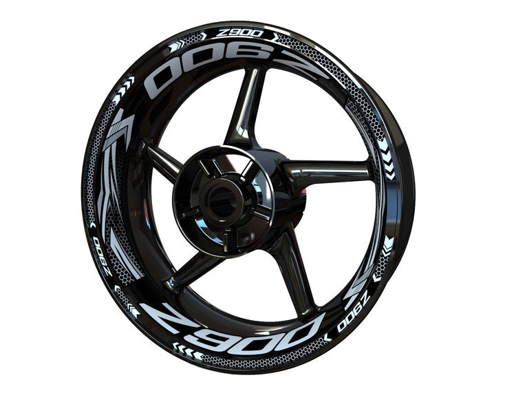 Z900 Wheel Stickers - Plus Design