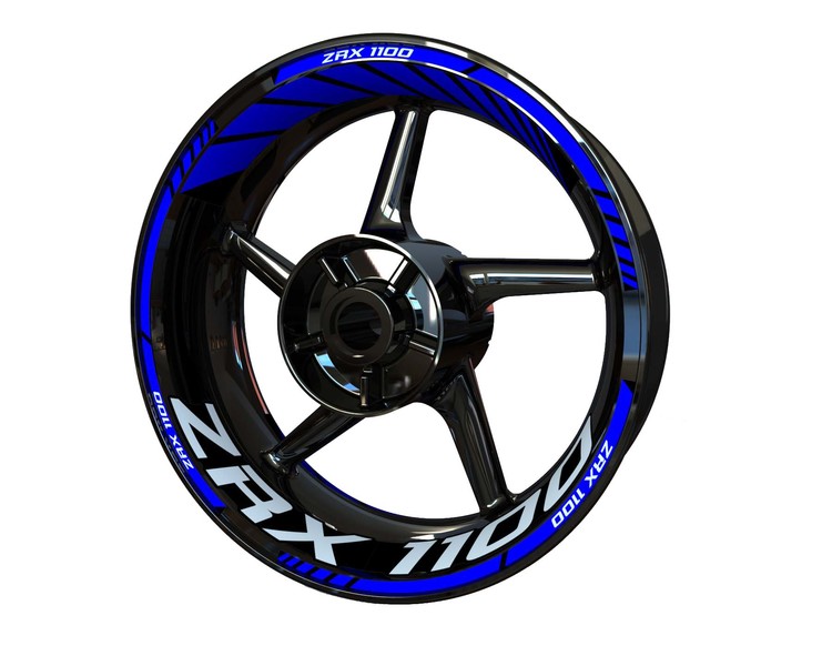 Kawasaki ZRX1100 Wheel Stickers - Standard Design