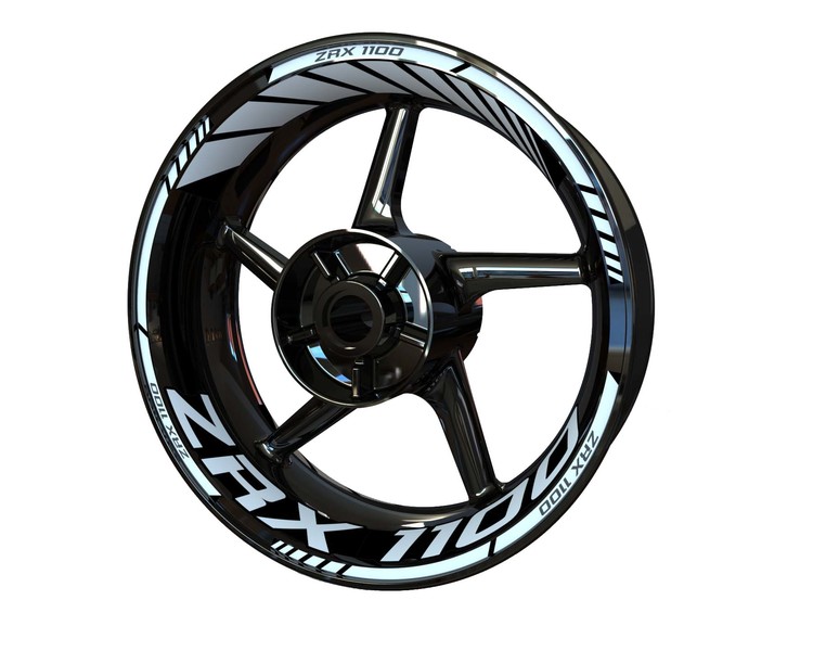 Kawasaki ZRX1100 Wheel Stickers - Standard Design