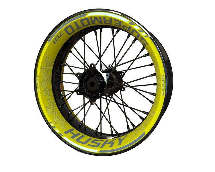 Husqvarna 701 Husky/Supermoto Wheel Stickers - Premium Design