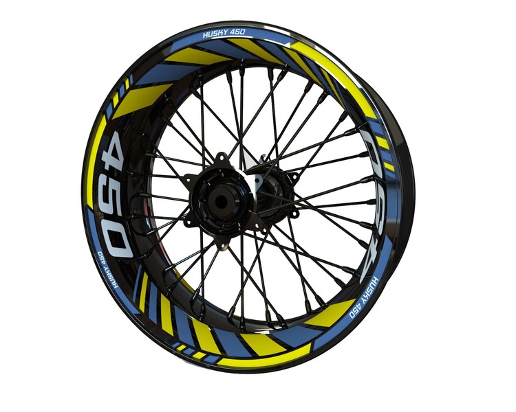 Husqvarna 450 Supermoto Wheel Stickers - Standard Design