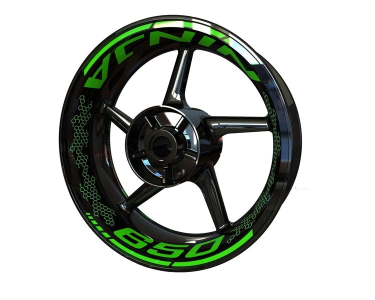 Ninja 650 Wheel Stickers - Premium Design