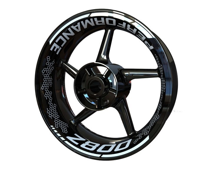 Z800 Wheel Stickers - Premium Design