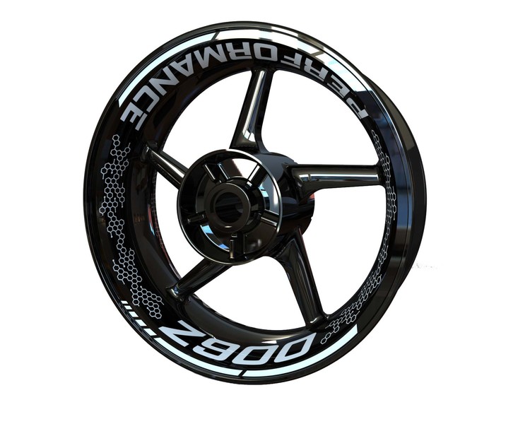 Kawasaki Z900 Wheel Stickers - Premium Design