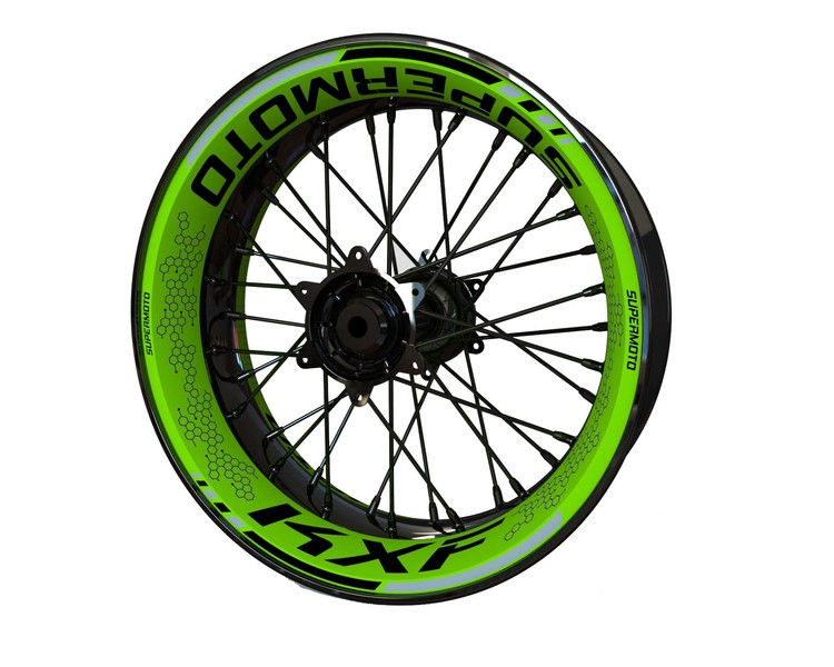 Kawasaki KXF Wheel Stickers - Premium Design