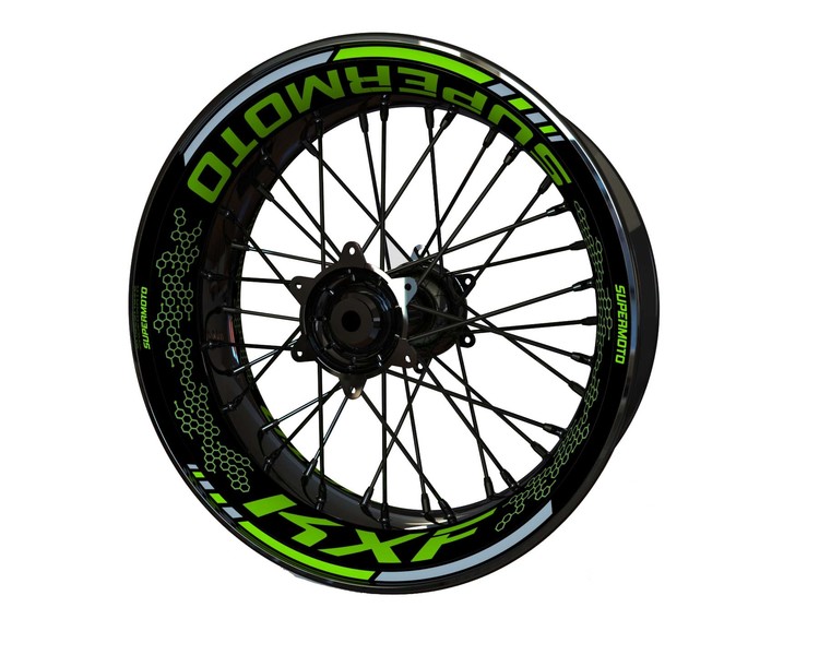 Wheel Stickers - Premium Design - Fits KXF