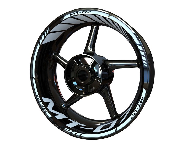 fondo Mejor Puerto Yamaha MT 07 Wheel Stickers - "Classic" Standard Design - SpinningStickers  | #1 Motorcycle & Powersport Graphics