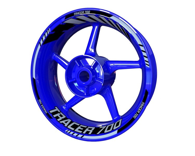 Yamaha Tracer 700 Velg stickers - standaard ontwerp