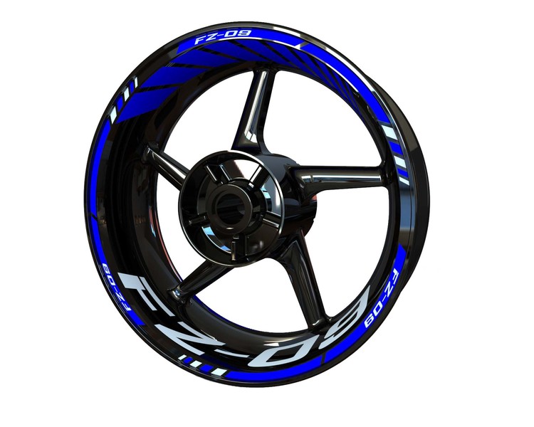Yamaha FZ 09 Wheel Stickers - Standard Design