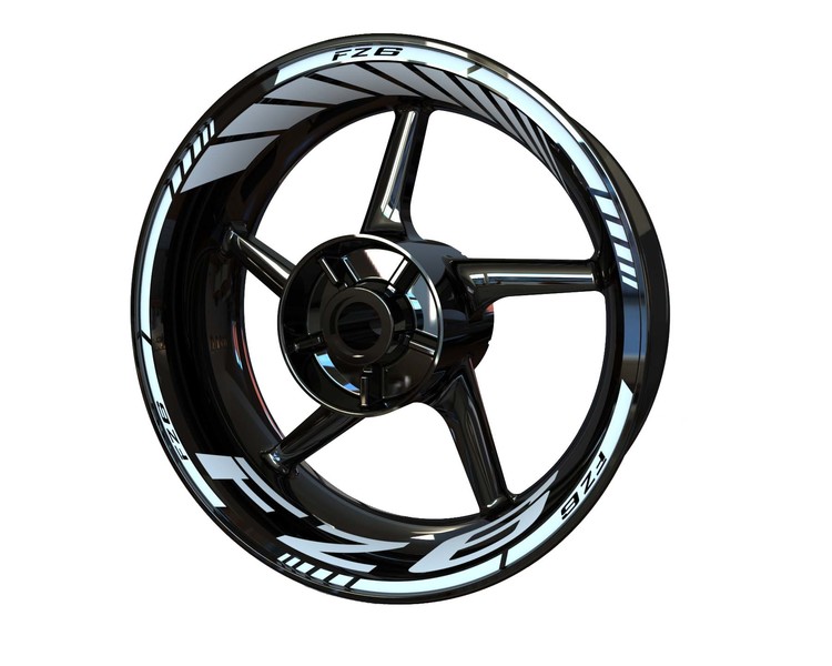 Yamaha FZ6 Wheel Stickers - Standard Design