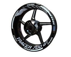 Tracer 700 GT Rim Stickers - "Classic"