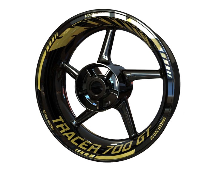 Yamaha Tracer 700 GT Wheel Stickers - Standard Design