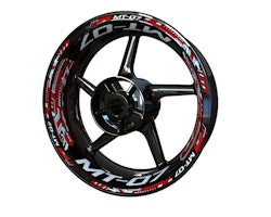 MT-07 Wheel Stickers - "Steel Stripes"