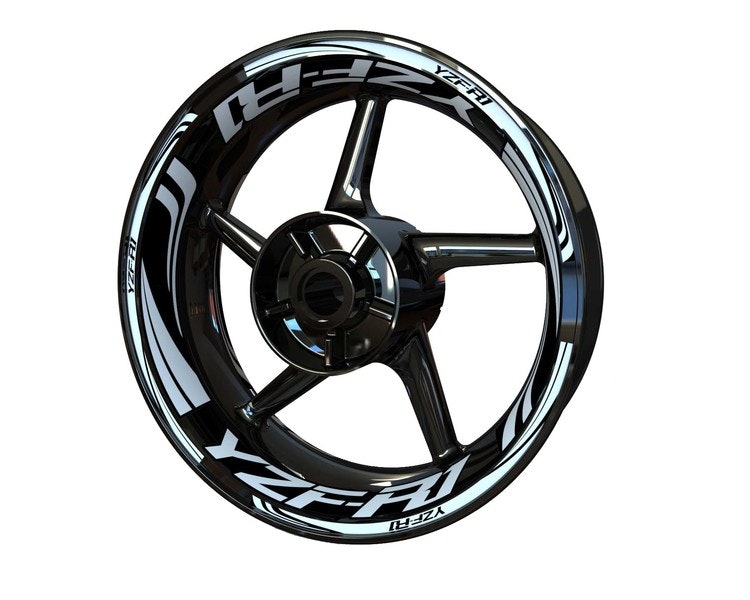 Yamaha YZF-R1 Wheel Stickers - Plus Design