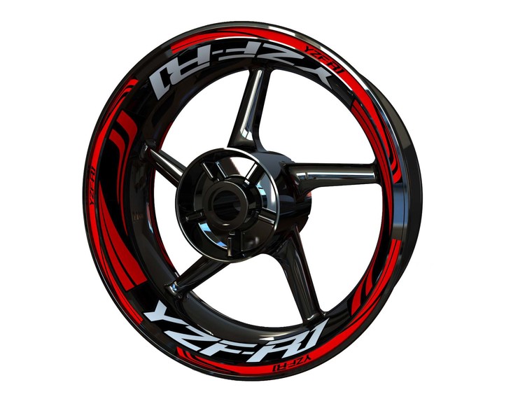 1000 yzf-r1 1998 1999 8 x YZF R1 Wheel Rim Stickers Decals Choice of Colours 
