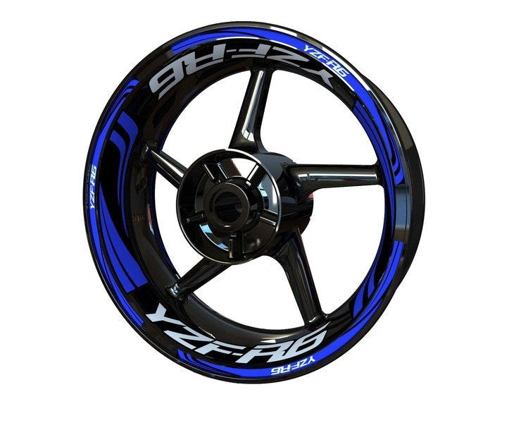 specificeren Regenjas Vulkanisch Yamaha YZF-R6 Wheel Stickers - Plus Design - SpinningStickers | #1  Motorcycle & Powersport Graphics