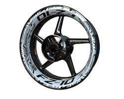 FZ10 Wheel Stickers - "Steel Stripes"