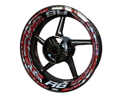 Adesivi per cerchioni Yamaha R6 - Design Premium