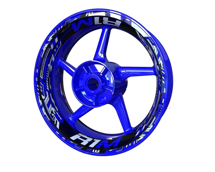 Adesivi per cerchioni Yamaha R1M - Design Premium