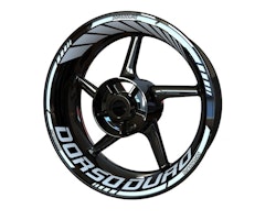 Aprilia Dorsoduro Wheel Stickers - "Classic" Standard Design