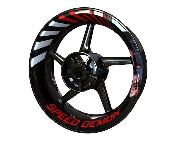 Speed Demon Wheel Stickers - Premium Design