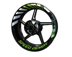 "Speed Demon" Wheel Stickers