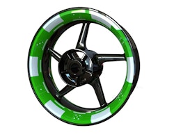 "Poker Chip" Wheel Stickers