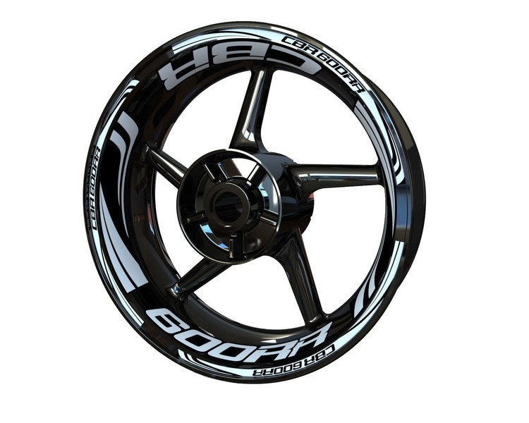 Honda CBR600RR Wheel Stickers - Plus Design - SpinningStickers