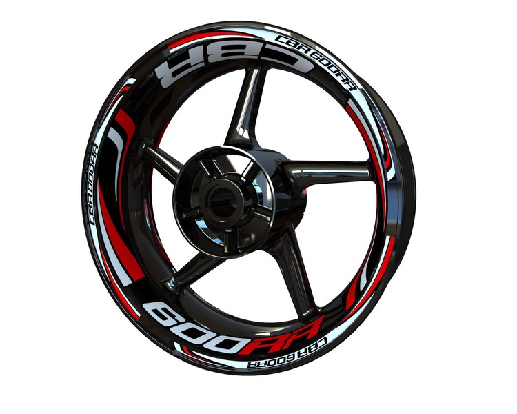 Honda CBR600RR Wheel Stickers - Plus Design