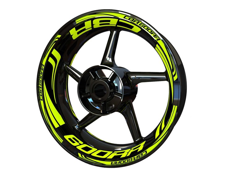 Honda CBR600RR Wheel Stickers - Plus Design