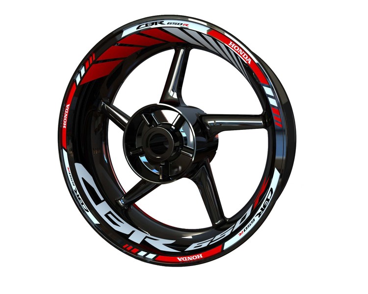 Honda CBR650R Wheel Stickers - "Classic" Standard Design
