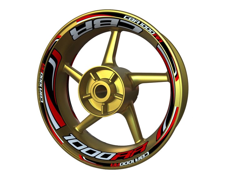 Honda CBR1000RR Wheel Stickers - Plus Design