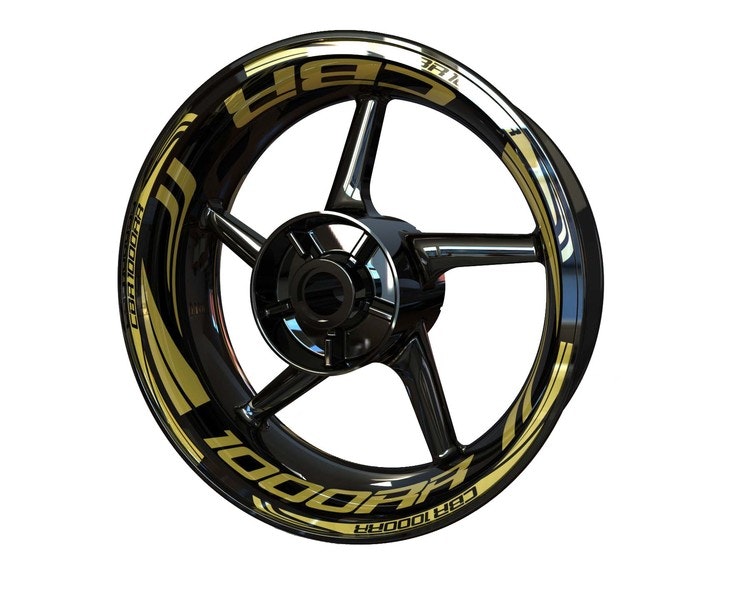 CBR1000RR Wheel Stickers - "Wave"
