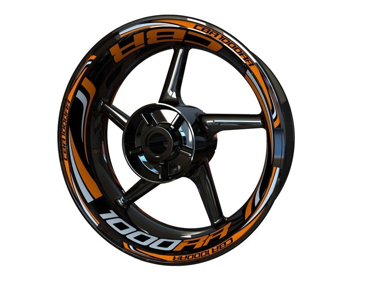 CBR1000RR Wheel Stickers - "Wave"