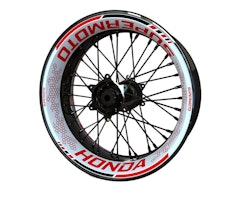 " Adhesivos para llantas - "Fits CRF Supermoto"