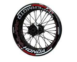 Honda CRF Supermoto Wheel Stickers kit - Premium Design