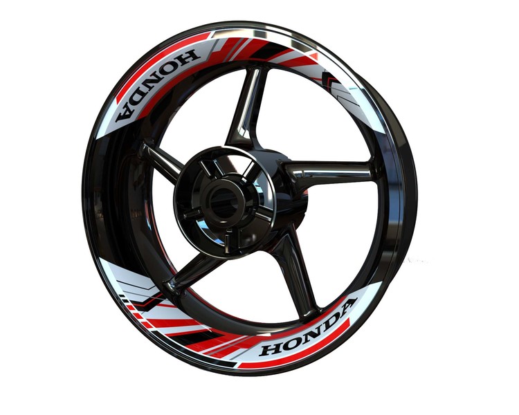 Adesivi per cerchioni Honda - Design in due pezzi